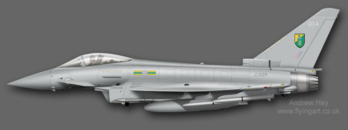 Typhoon F.2 ZJ929 3(F) Sqn